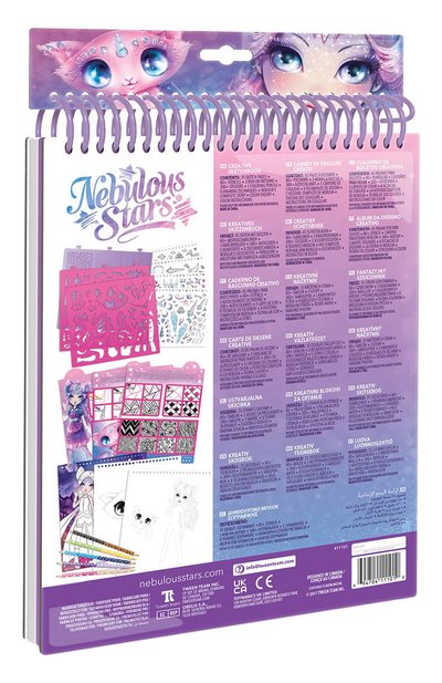 Набор для раскрашивания неоновый скетчбук nebulia PAREMO, арт. 11101_NSDA, фото 5