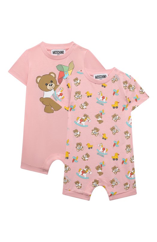 

Комплект из двух песочников Moschino, Розовый