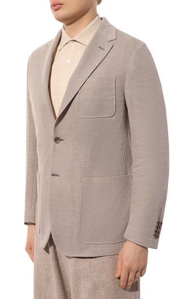 Хлопковый пиджак CANALI, арт. J0147/JJ01974, фото 3