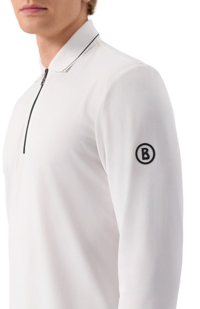 Поло BOGNER белого цвета по цене 26400 руб., арт. 52169623, фото 5 Поло BOGNER, арт. 52169623, фото 5