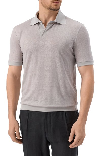 Льняное поло GIORGIO ARMANI, арт. GM001996/TE11335, фото 3