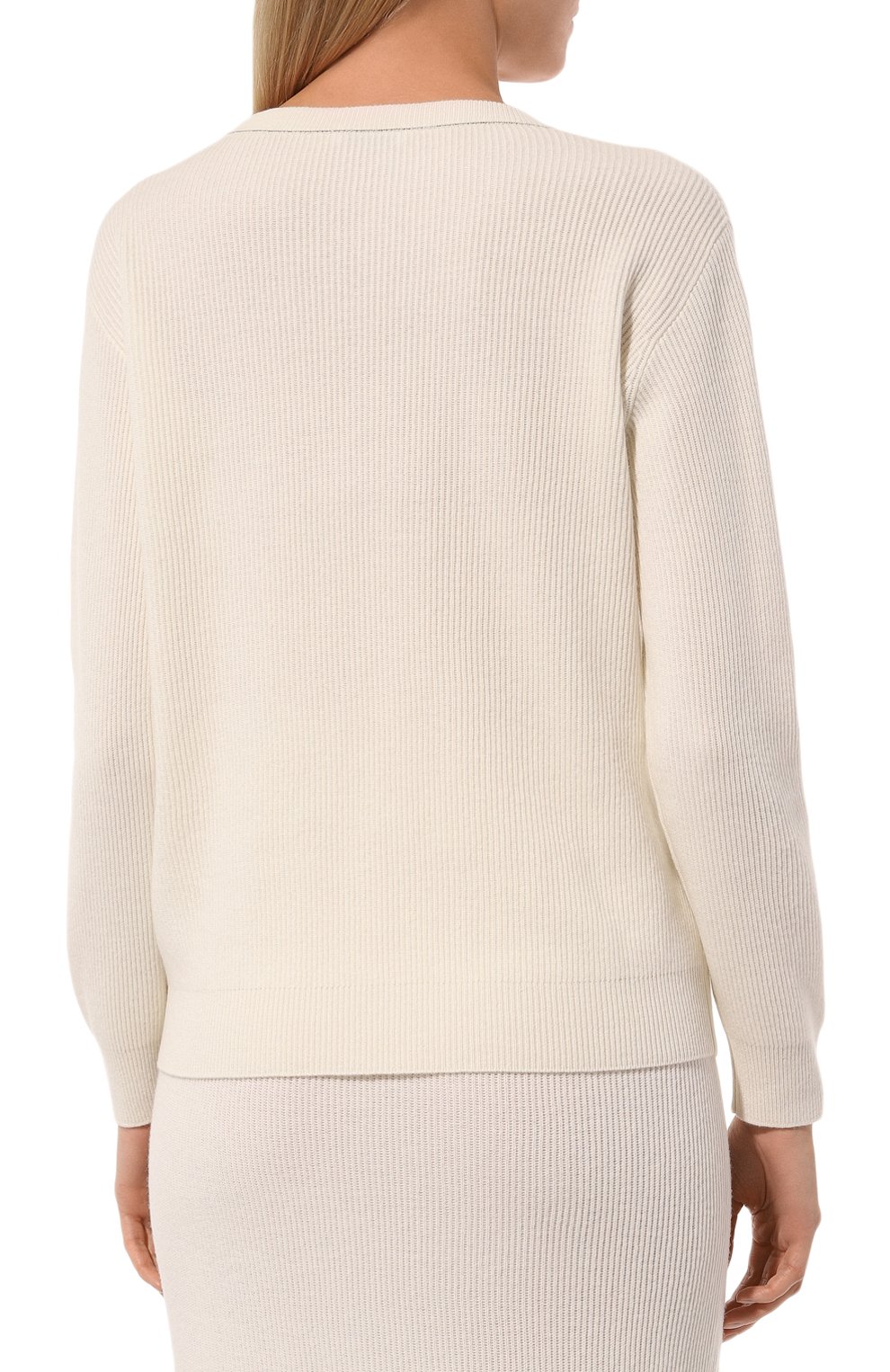 Кашемировый пуловер BRUNELLO CUCINELLI, арт. M12175400, фото 4