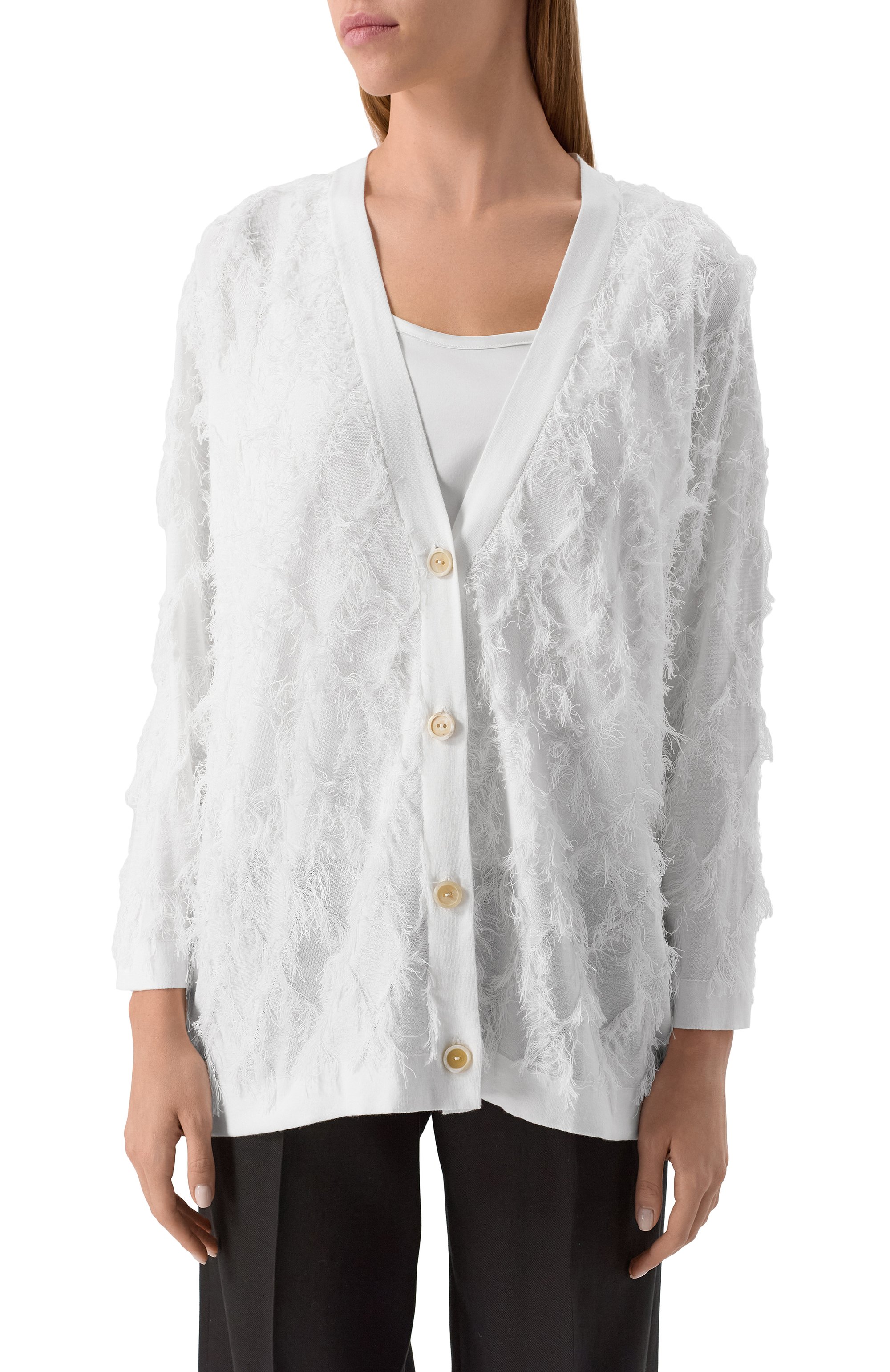 Хлопковый кардиган LORENA ANTONIAZZI, арт. P25130CM24A/1329, фото 3