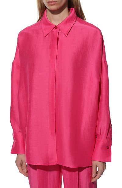 Рубашка изо льна и вискозы BOSS, арт. 50469354, фото 3