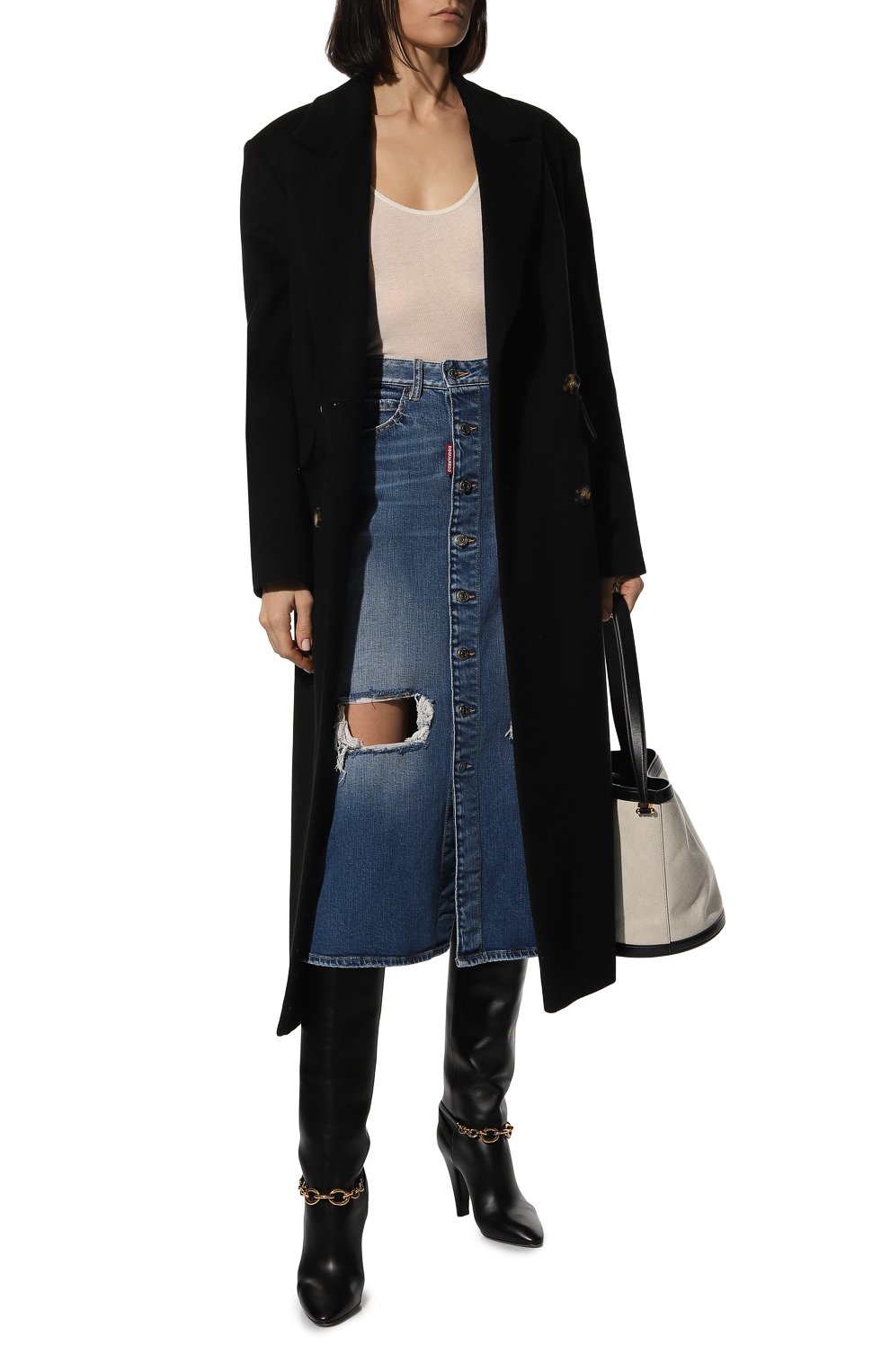 Джинсовая юбка DSQUARED2, арт. S75MA0854/S30663, фото 2