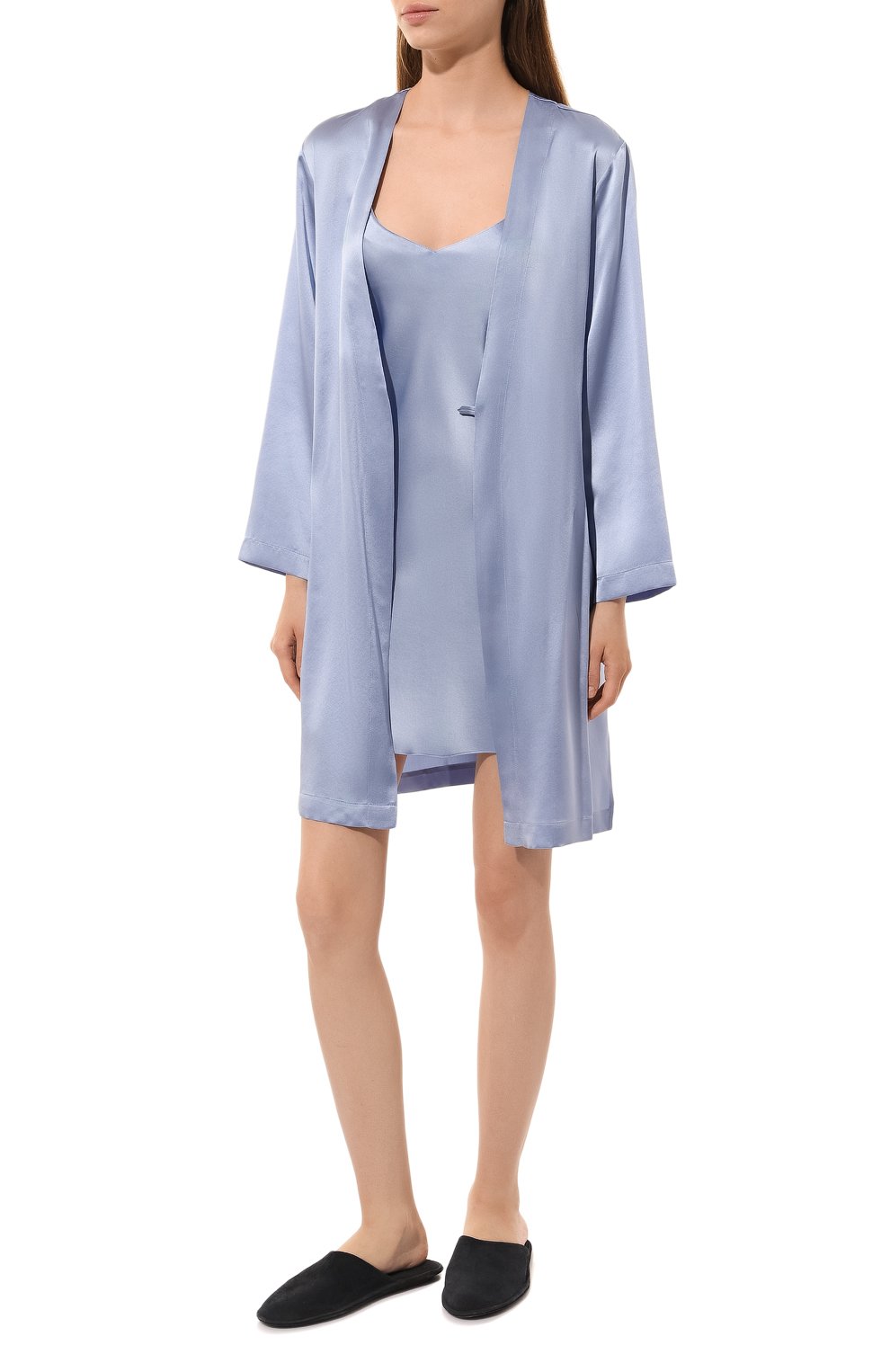 Шелковый халат LUNA DI SETA, арт. VLST08009, фото 2
