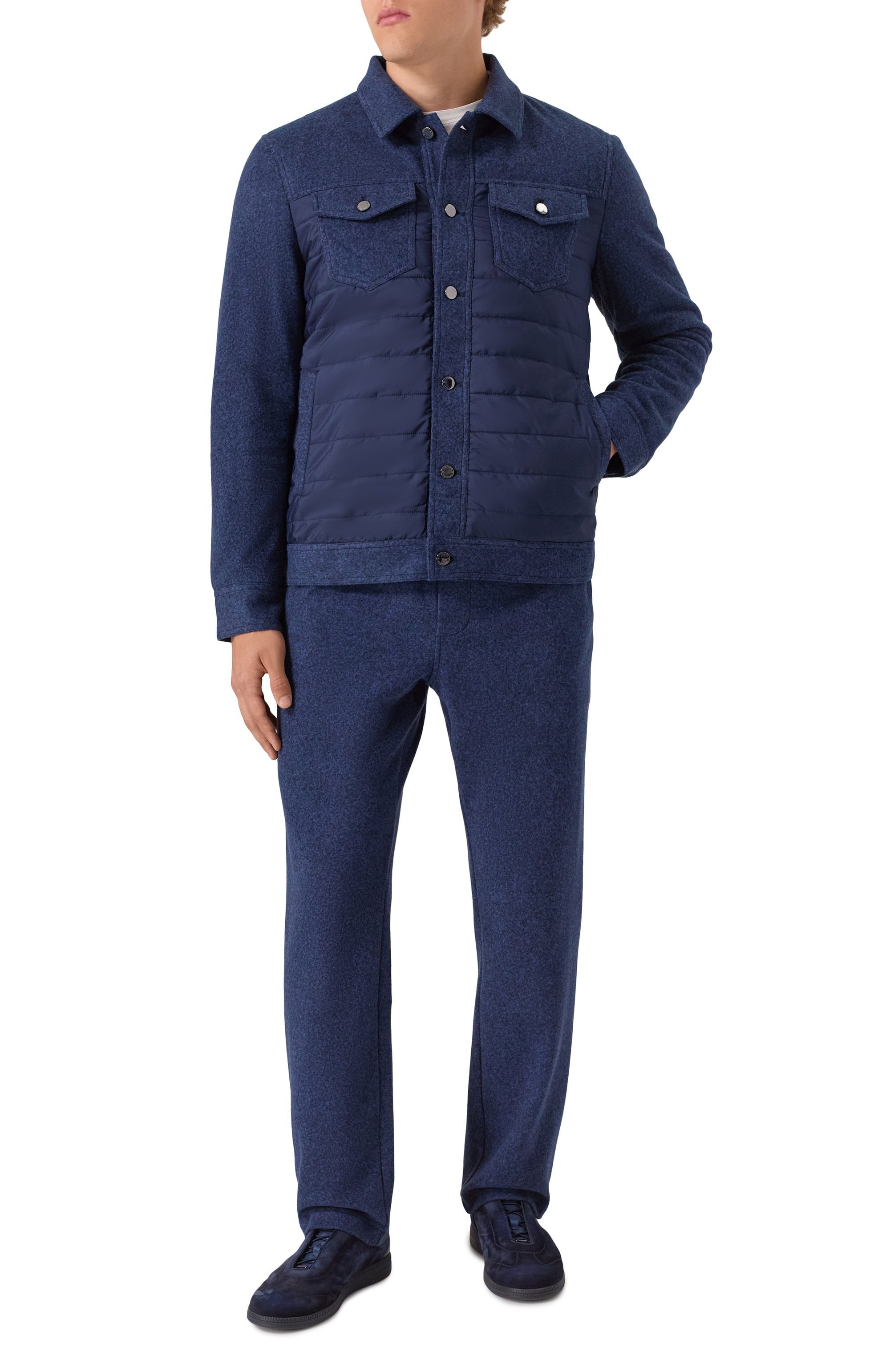 Брюки из хлопка и шерсти CAPOBIANCO, арт. 19M704.FS00., фото 2