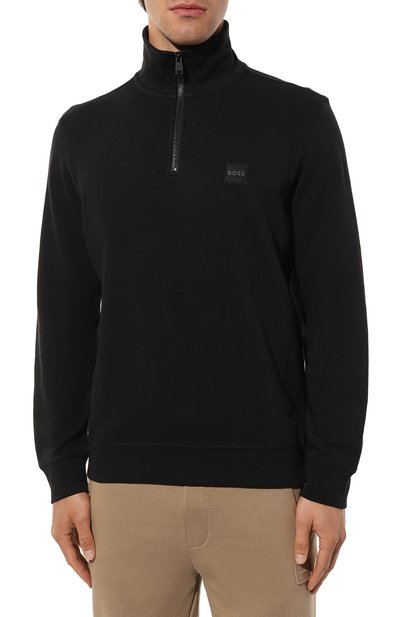 Хлопковый джемпер BOSS ORANGE, арт. 50468926, фото 3