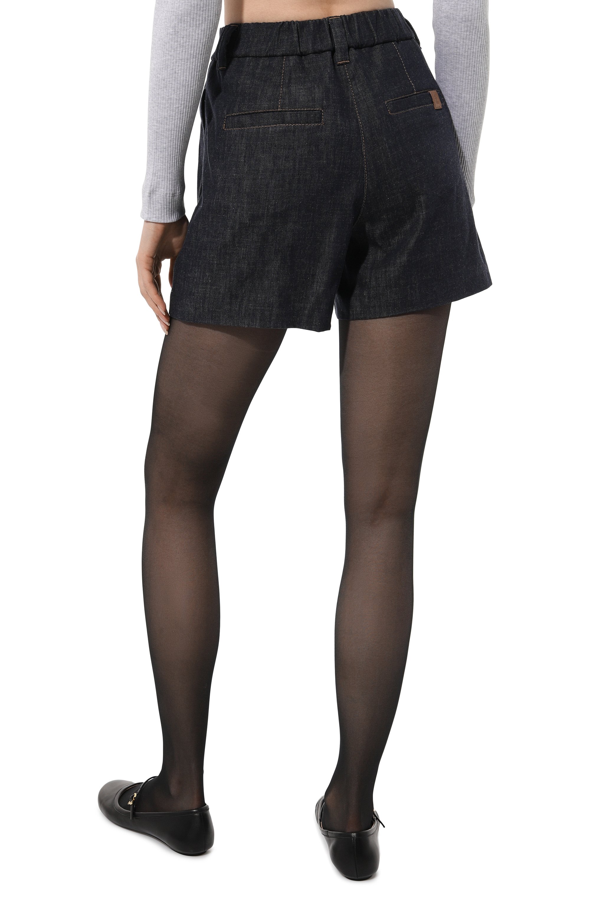 Джинсовые шорты BRUNELLO CUCINELLI, арт. M0F28P5905, фото 4