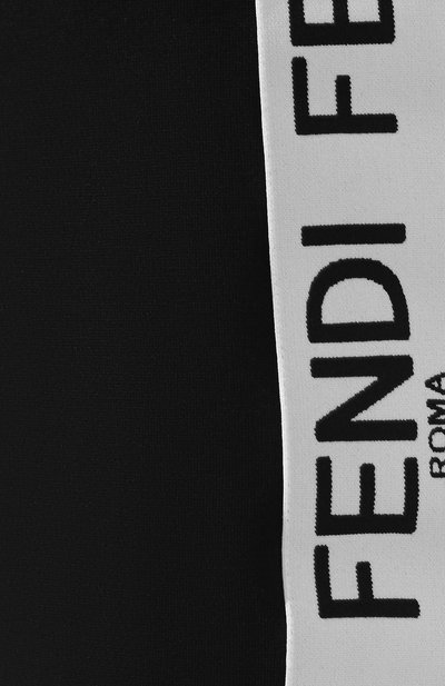 Хлопковые брюки FENDI черного цвета по цене 58950 руб., арт. FAB157 A6JD, фото 5 Хлопковые брюки FENDI, арт. FAB157 A6JD, фото 5