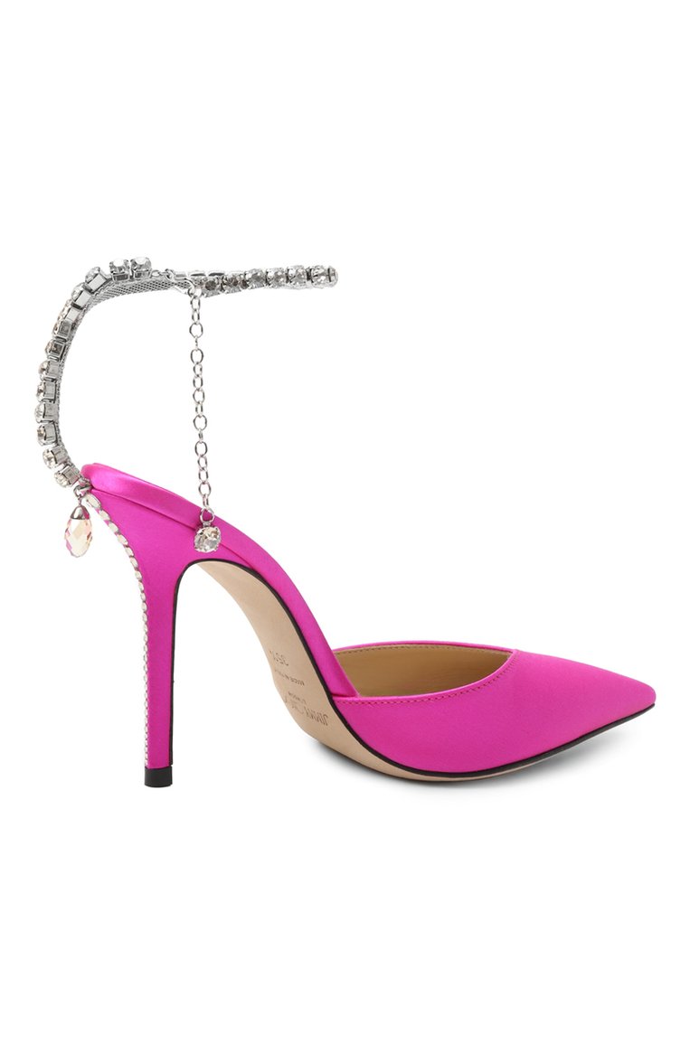 Текстильные туфли saeda 100 JIMMY CHOO, арт. SAEDA100BGH, фото 3