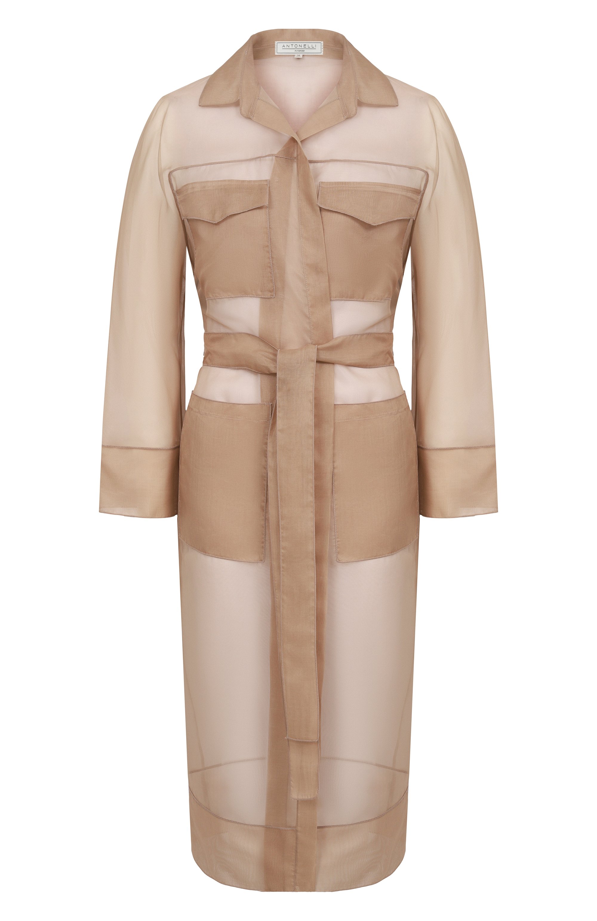 Шелковый плащ ANTONELLI FIRENZE, арт. J7459N/256, фото 1