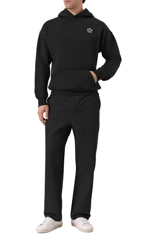 Хлопковое худи Comme des Fuckdown CFABM01854 Чёрный  CFABM01854 Фото 2