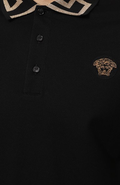 Хлопковое поло VERSACE, арт. A87402/1A06199, фото 5