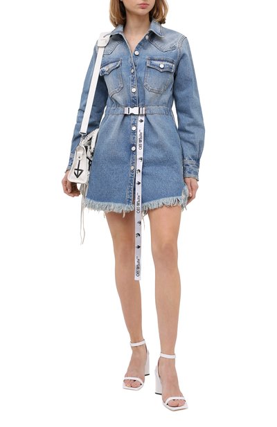 Джинсовое платье OFF-WHITE, арт. 0WYM004E20DEN0024001, фото 2