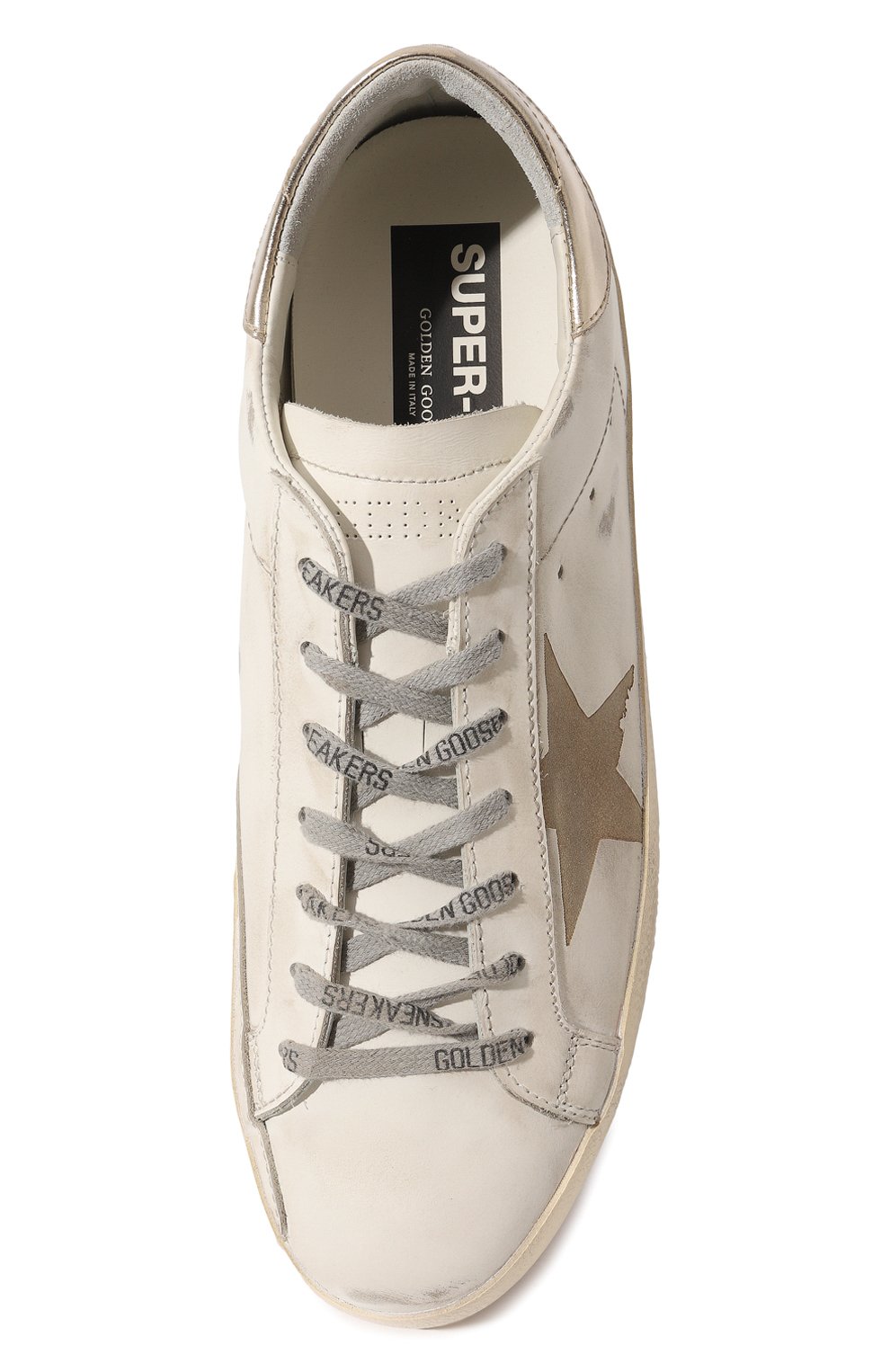 Кожаные кеды superstar GOLDEN GOOSE DELUXE BRAND, арт. GMF00106/F0031961117, фото 6
