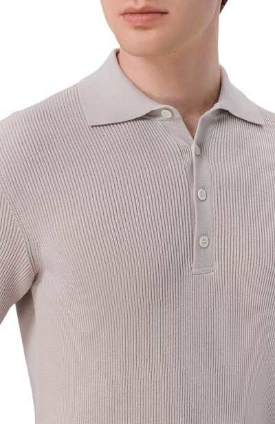 Хлопковое поло BRUNELLO CUCINELLI, арт. M29400025, фото 5