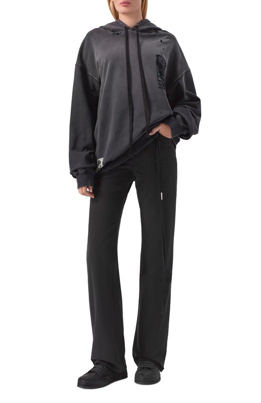 Замшевые кеды Nono Ann Demeulemeester B0012569/LT147 Чёрный  B0012569/LT147 Фото 3
