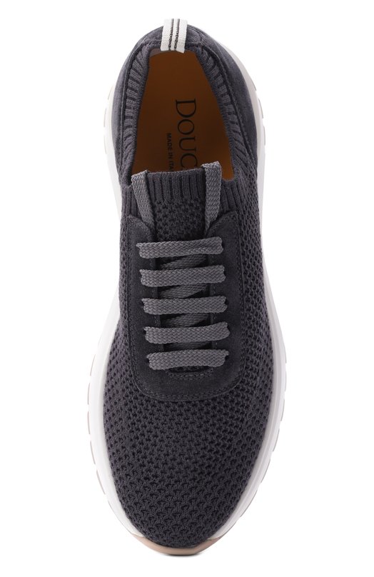 Текстильные кроссовки Doucal's DD8765WHINPZ849S Серый  DD8765WHINPZ849S Фото 6