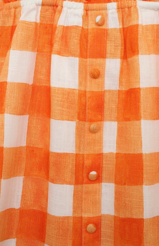 Топ из вискозы Scotch and Soda Оранжевый, фото 3