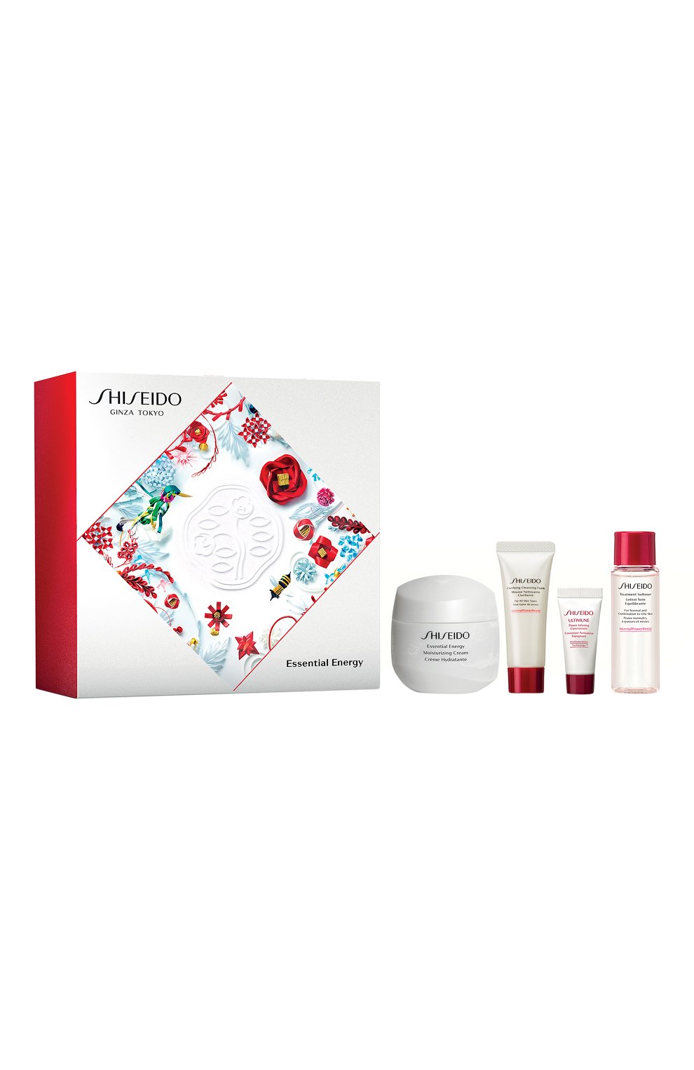 Набор с увлажняющим кремом essential energy SHISEIDO бесцветного цвета по цене 4800 руб., арт. SE3569SH, фото 1 Набор с увлажняющим кремом essential energy SHISEIDO, арт. SE3569SH, фото 1
