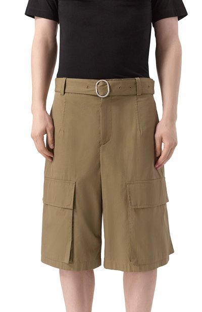 Шорты из хлопка и шелка JIL SANDER, арт. J22KA0287-J45287, фото 3