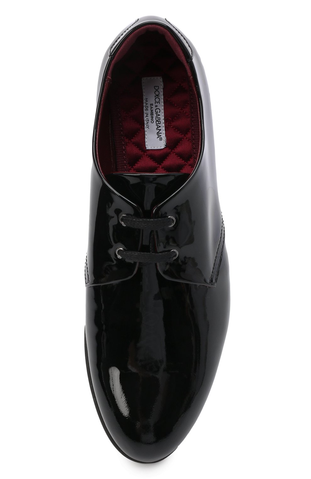 Дерби из лаковой кожи DOLCE & GABBANA, арт. DA0250/A1328/37-39, фото 4