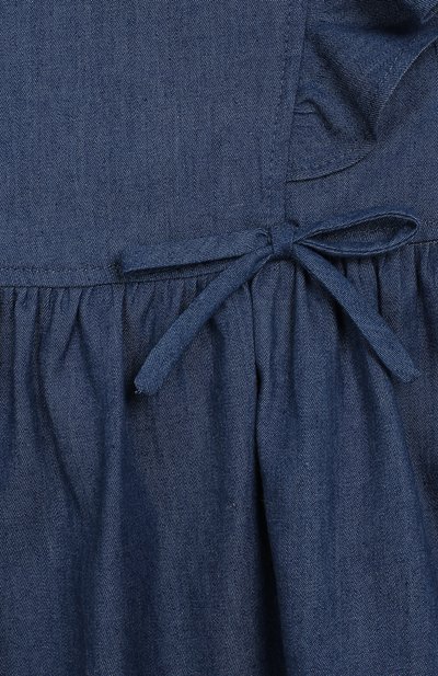 Комплект из хлопкового платья и шорт ALETTA синего цвета по цене 9625 руб., арт. RW99290/1M-18M, фото 3 Комплект из хлопкового платья и шорт ALETTA, арт. RW99290/1M-18M, фото 3