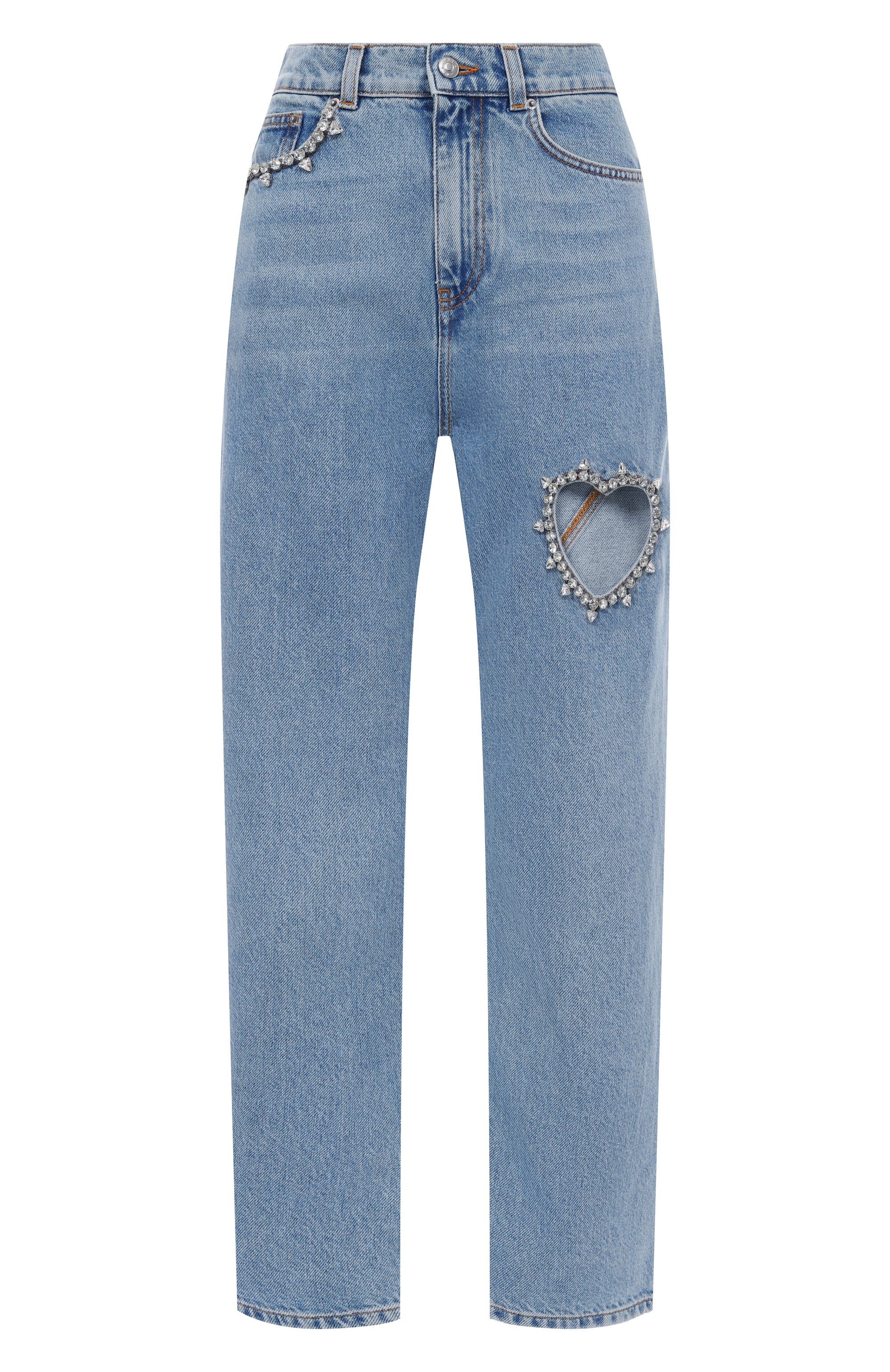 Джинсы AREA голубого цвета по цене 103500 руб., арт. 0000PA0069DE01, фото 1 Джинсы AREA, арт. 0000PA0069DE01, фото 1