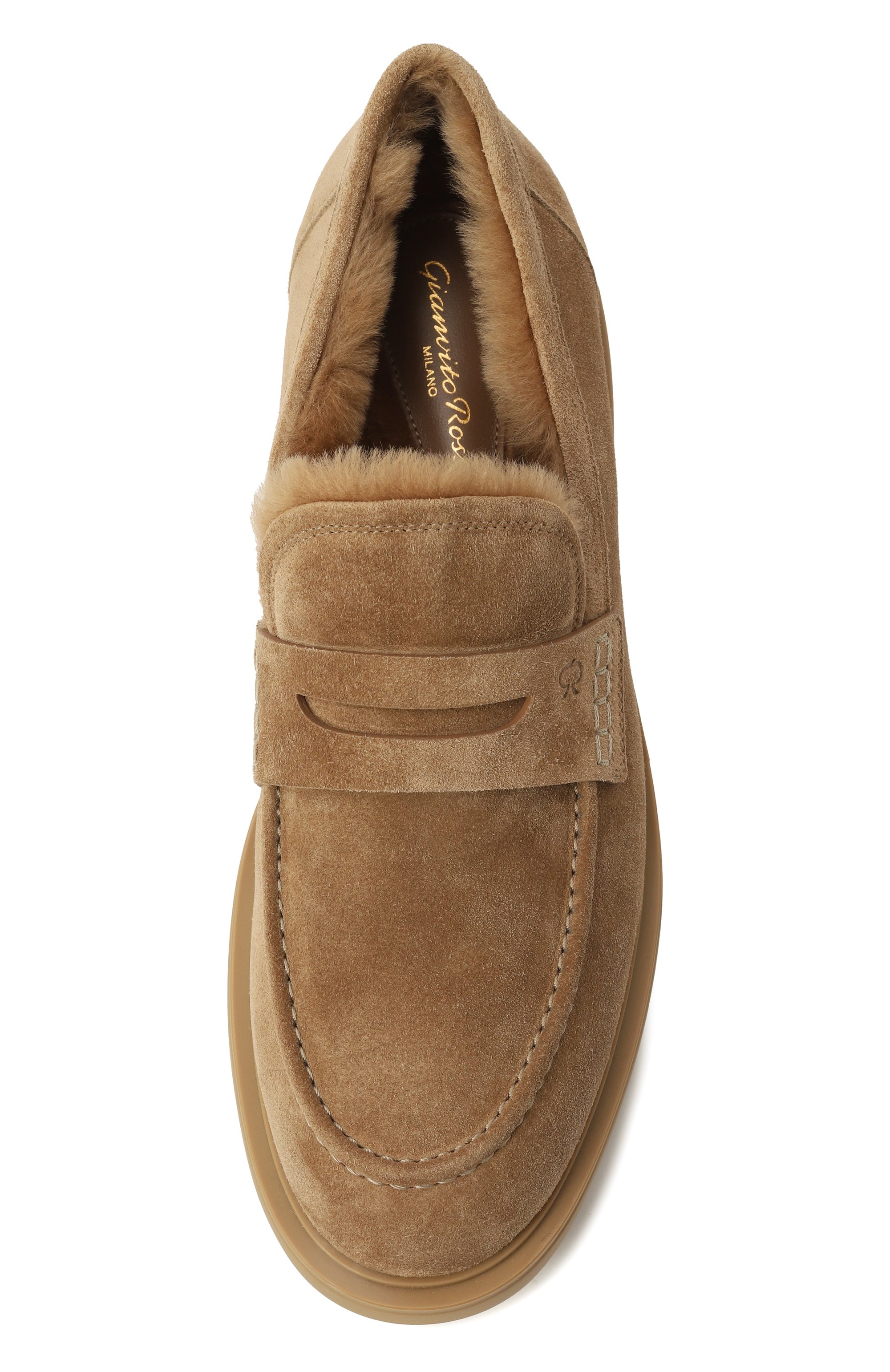 Замшевые пенни-лоферы harris GIANVITO ROSSI, арт. G25328.20G0M.SFUCMCM, фото 6