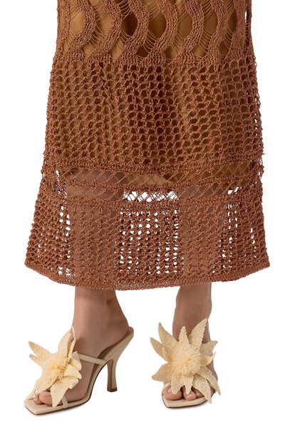 Кожаные мюли adam BOTTEGA VENETA кремового цвета по цене 241000 руб., арт. 816474/V54X0, фото 3 Кожаные мюли adam BOTTEGA VENETA, арт. 816474/V54X0, фото 3