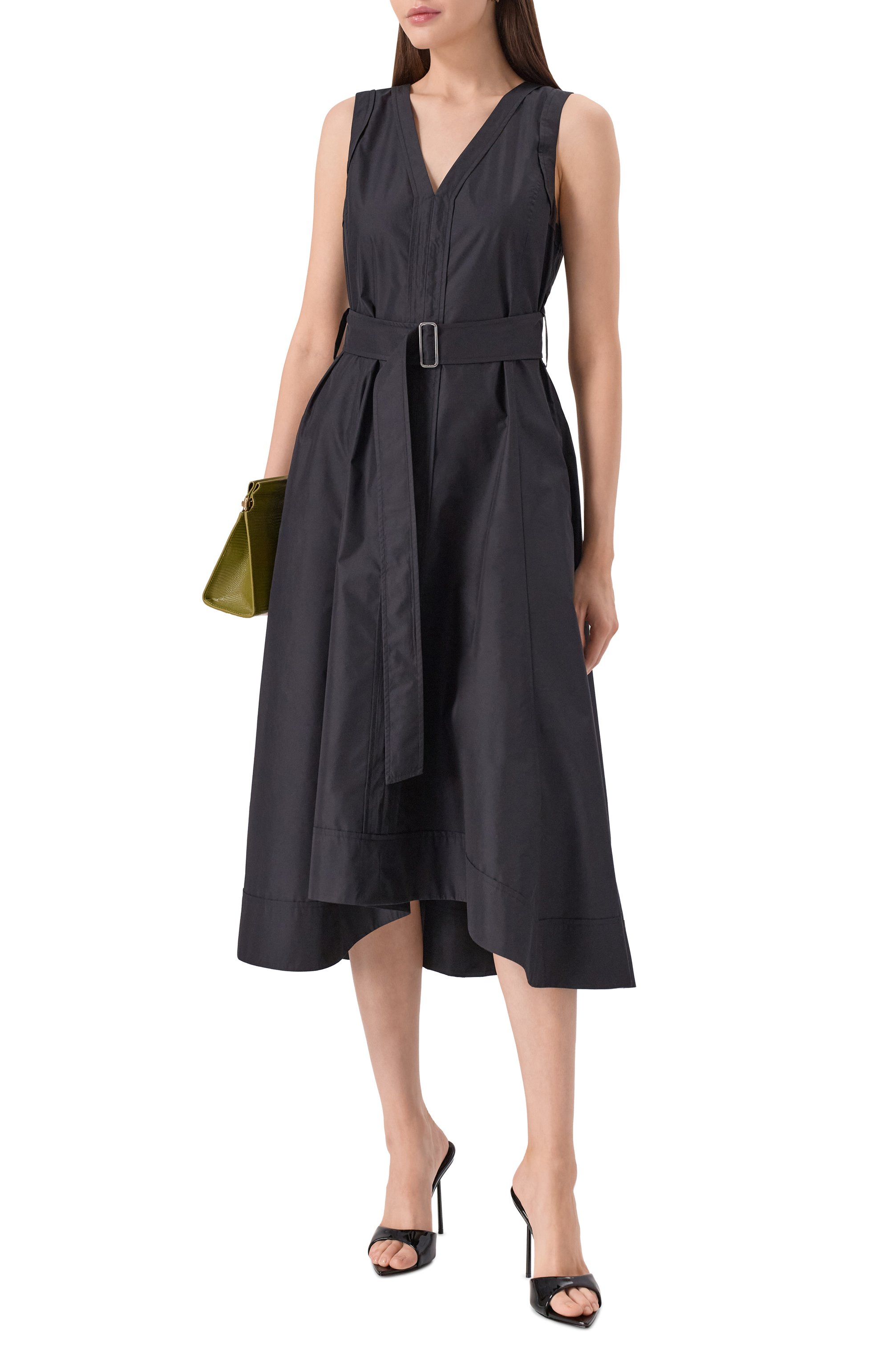 Хлопковое платье 3.1 PHILLIP LIM черного цвета по цене 92600 руб., арт. S251-9877LCE, фото 2 Хлопковое платье 3.1 PHILLIP LIM, арт. S251-9877LCE, фото 2