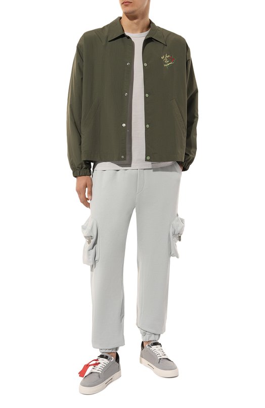 

Хлопковая футболка Dondup, Серый