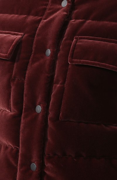 Стеганый пуховик с воротником-стойкой BRUNELLO CUCINELLI, арт. MA5938600, фото 5