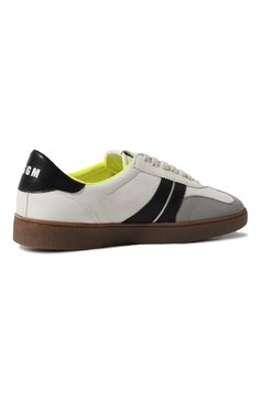 Мужские кеды retro trainers MSGM серого цвета, арт. 3540MS021/636 | Фото 5 (Материал внешний: Экокожа; Материал сплава: Проставлено; Стили: Классический; Материал утеплителя: Без утеплителя; Материал внутренний: Текстиль; Подошва: Плоская; Драгоценные камни: Проставлено)