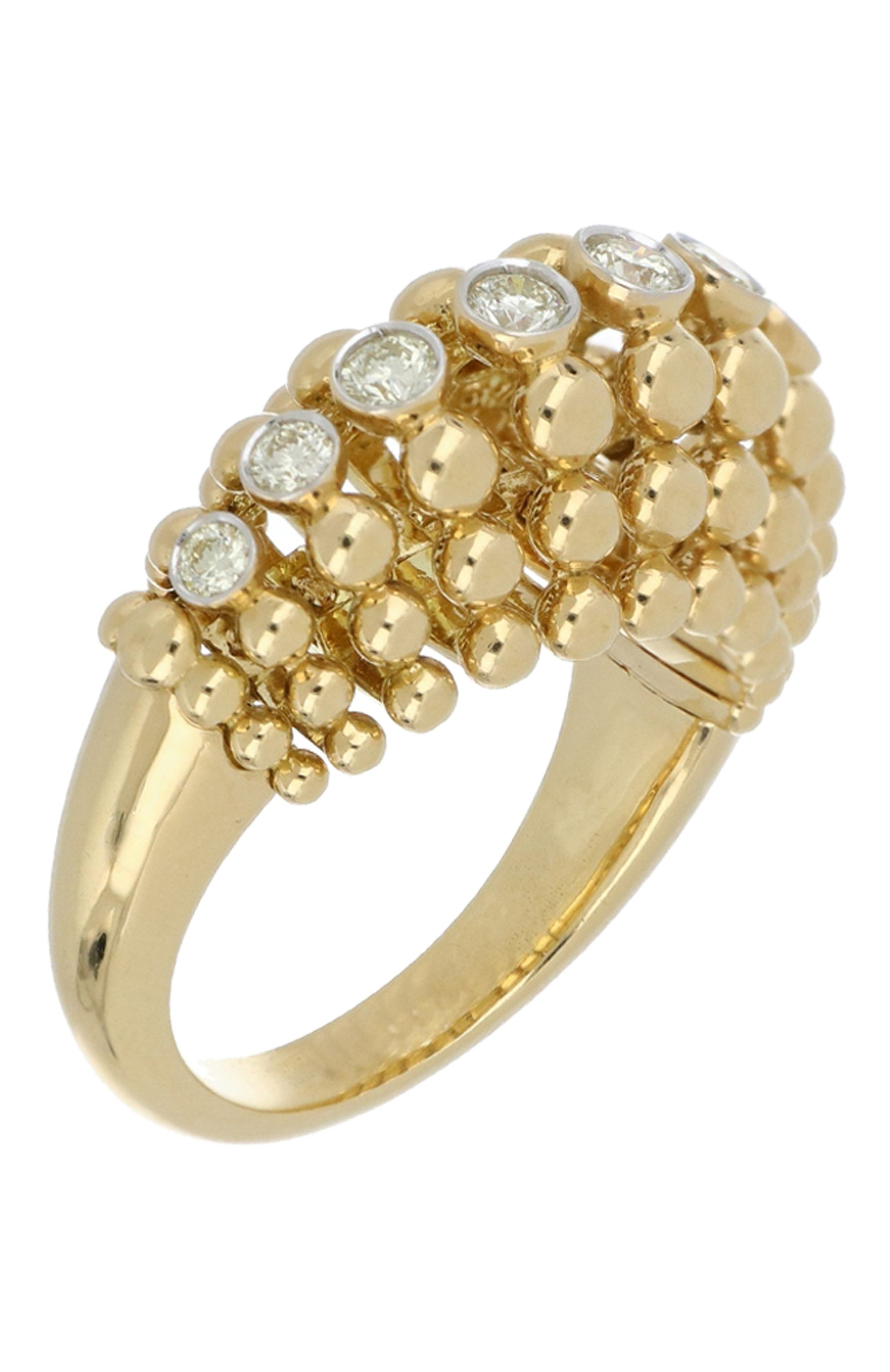 Кольцо FERRIFIRENZE бесцветного цвета по цене 1060000 руб., арт. FF149RG01, фото 1 Кольцо FERRIFIRENZE, арт. FF149RG01, фото 1