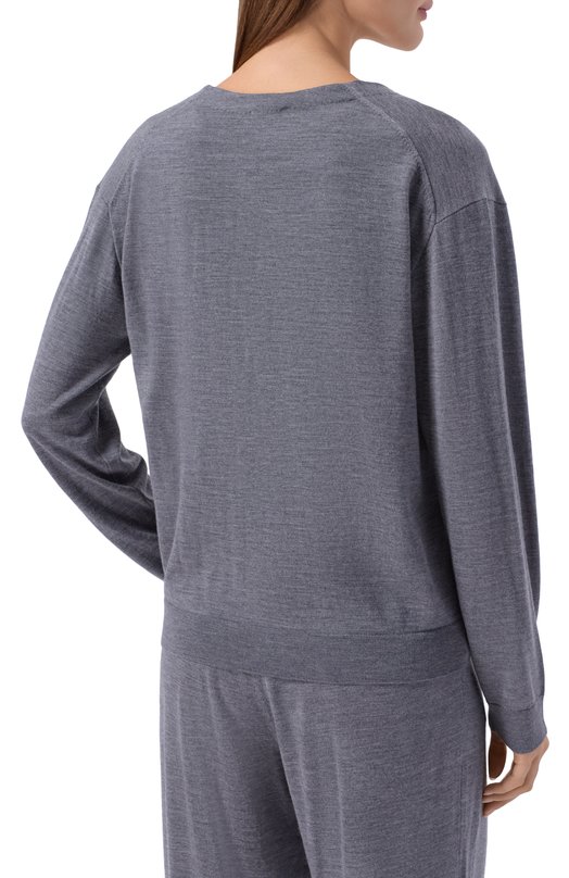 Кардиган из шерсти и кашемира 12 STOREEZ 136598 Синий  136598 Фото 4