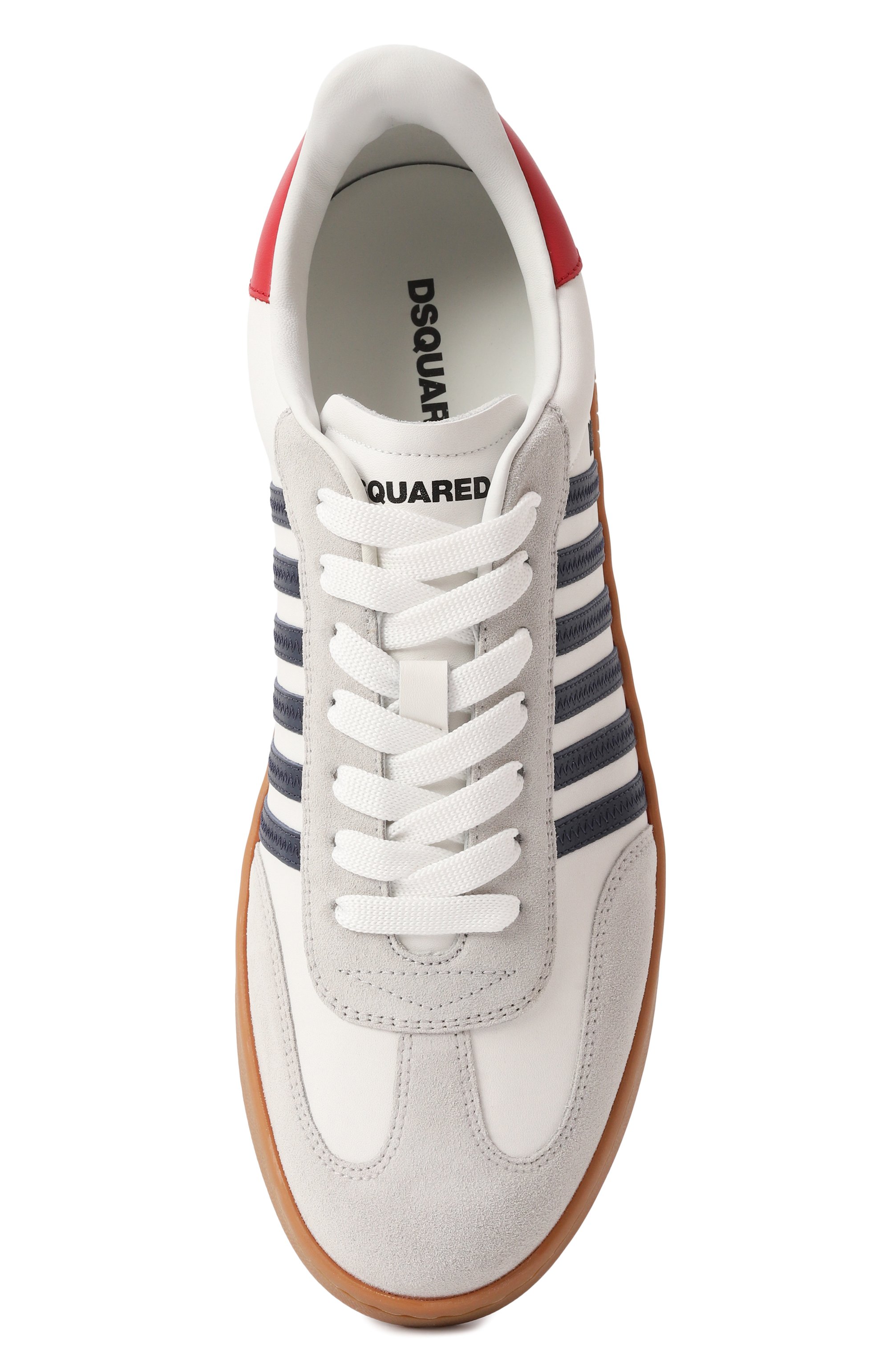 Кожаные кеды boxer DSQUARED2, арт. SNM0364/01504118, фото 6