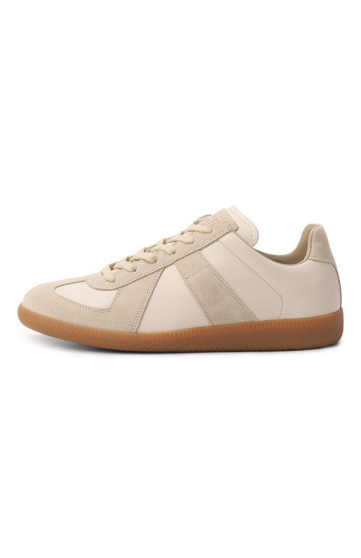 Кожаные кеды Replica Maison Margiela S58WS0109/P1895 Кремовый  S58WS0109/P1895 Фото 4