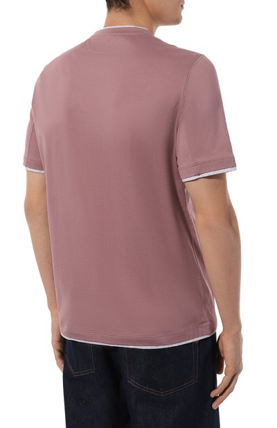 Хлопковая футболка BRUNELLO CUCINELLI, арт. M0B137427, фото 4