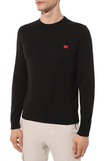 Хлопковый джемпер HUGO, арт. 50475083, фото 3