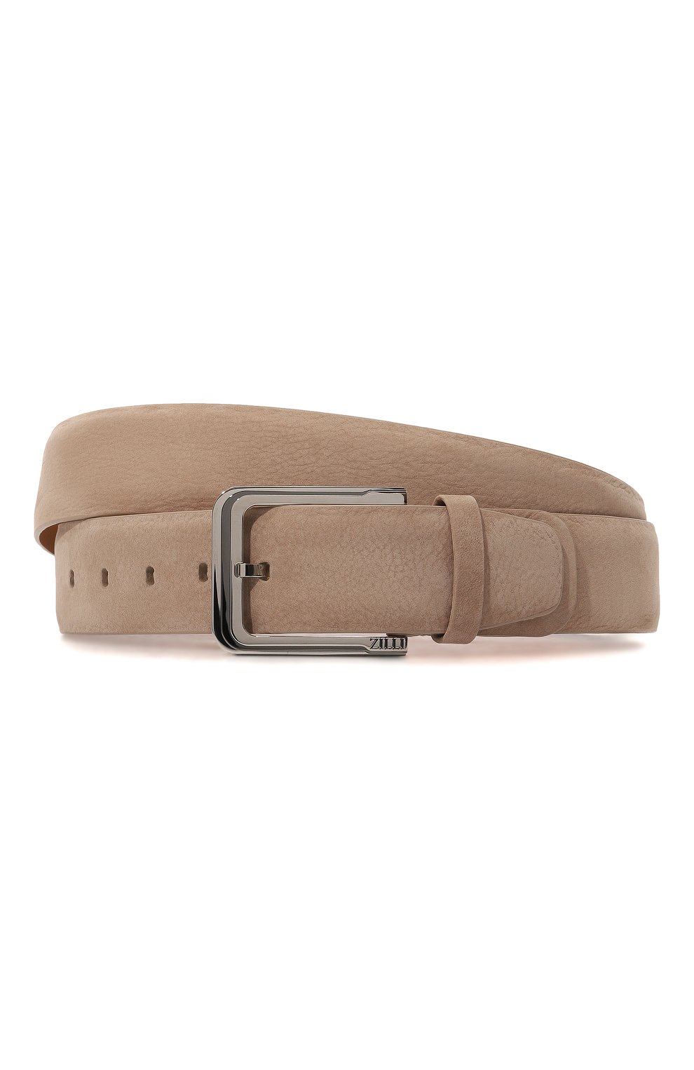 Ремень из нубука ZILLI, арт. MJL-CLAQE-01982/0100, фото 1