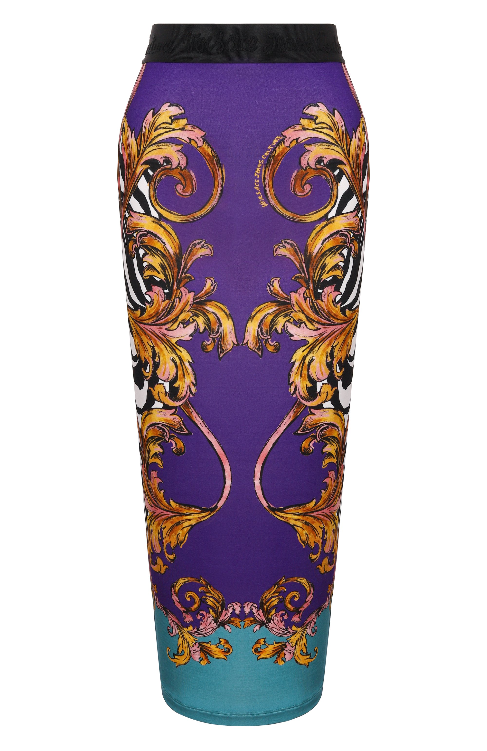 Юбка из вискозы VERSACE JEANS COUTURE, арт. 78HAE8P6/JS475, фото 1