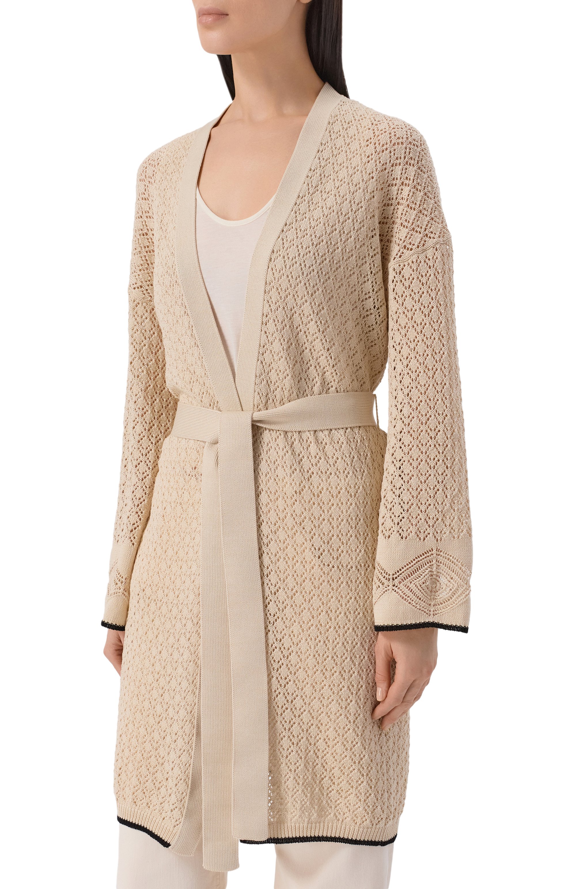 Хлопковый кардиган AGNONA, арт. KR11038E/7C080PE, фото 3