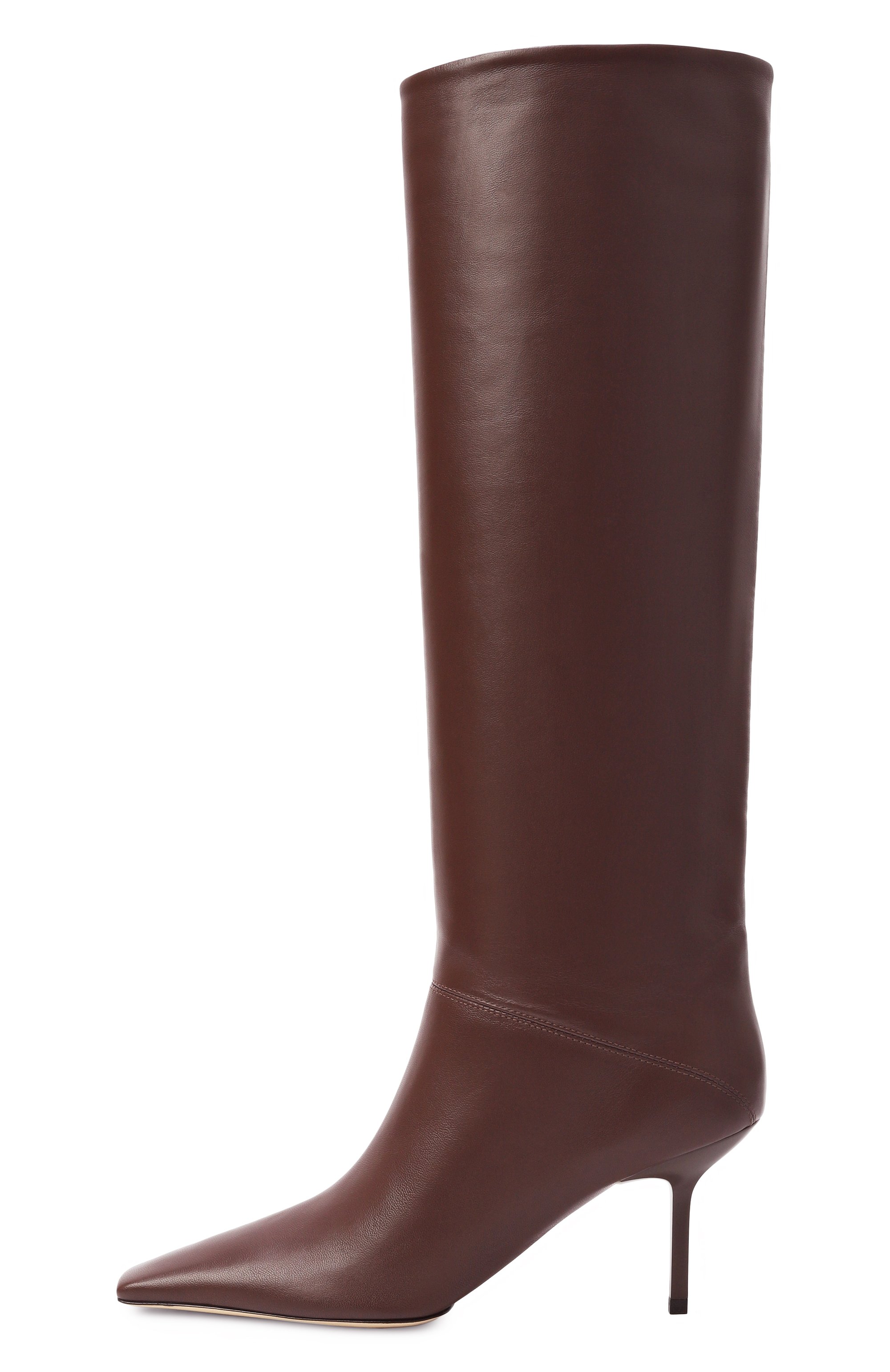 Кожаные сапоги orsola 75 ARMARIUM темно-коричневого цвета по цене 151000 руб., арт. ARMFWSC12/NA04, фото 4 Кожаные сапоги orsola 75 ARMARIUM, арт. ARMFWSC12/NA04, фото 4