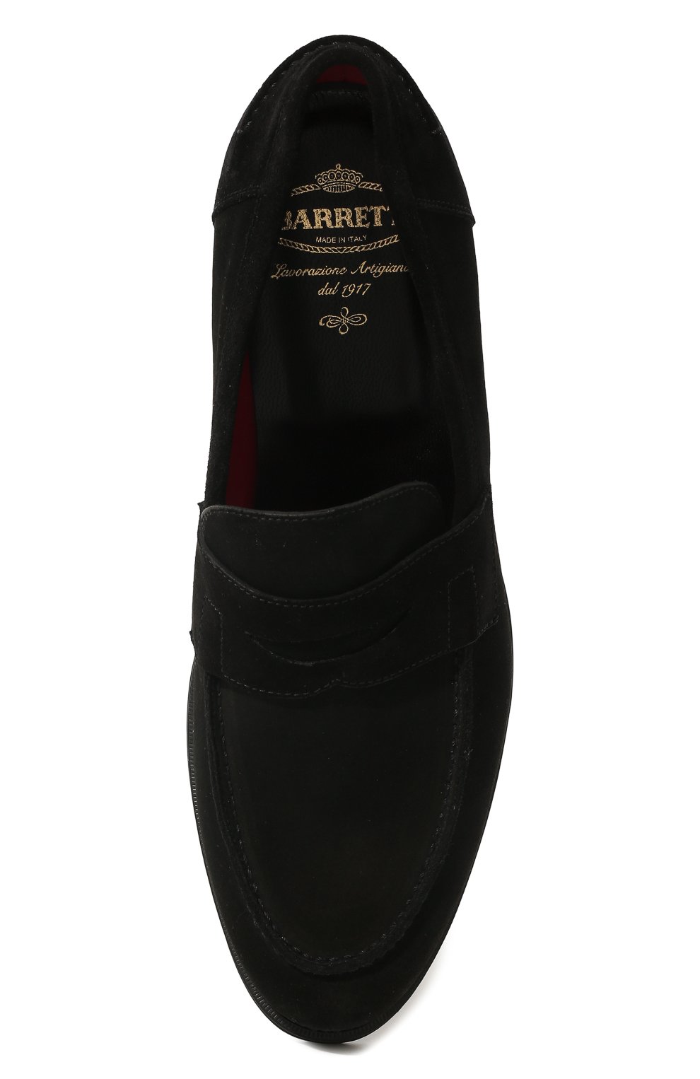 Замшевые пенни-лоферы BARRETT черного цвета по цене 41450 руб., арт. 202U041.18/REPELL0 0IL, фото 6 Замшевые пенни-лоферы BARRETT, арт. 202U041.18/REPELL0 0IL, фото 6