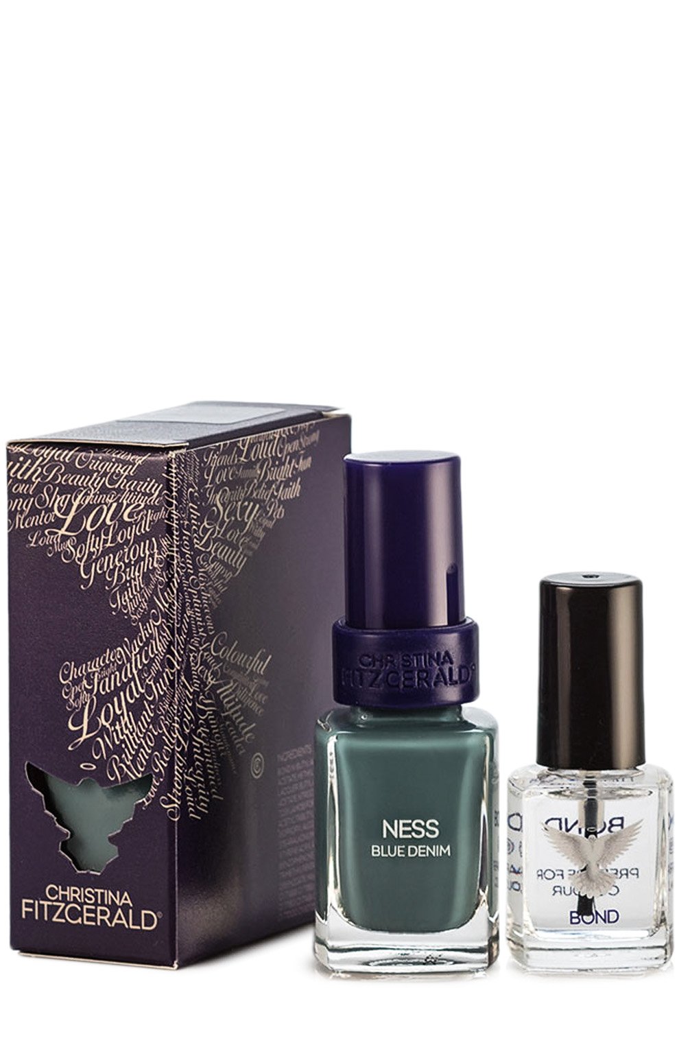 Лак для ногтей \любимые джинсы\" ness blue denim + bond" CHRISTINA FITZGERALD, арт. 9333381001481, фото 1