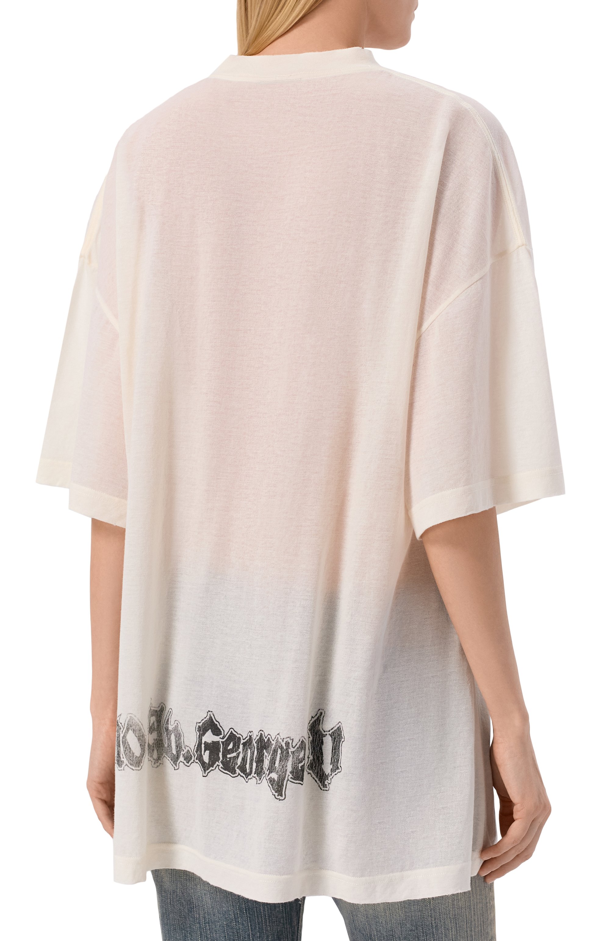 Хлопковая футболка BALENCIAGA, арт. 871750/TUVD6, фото 4