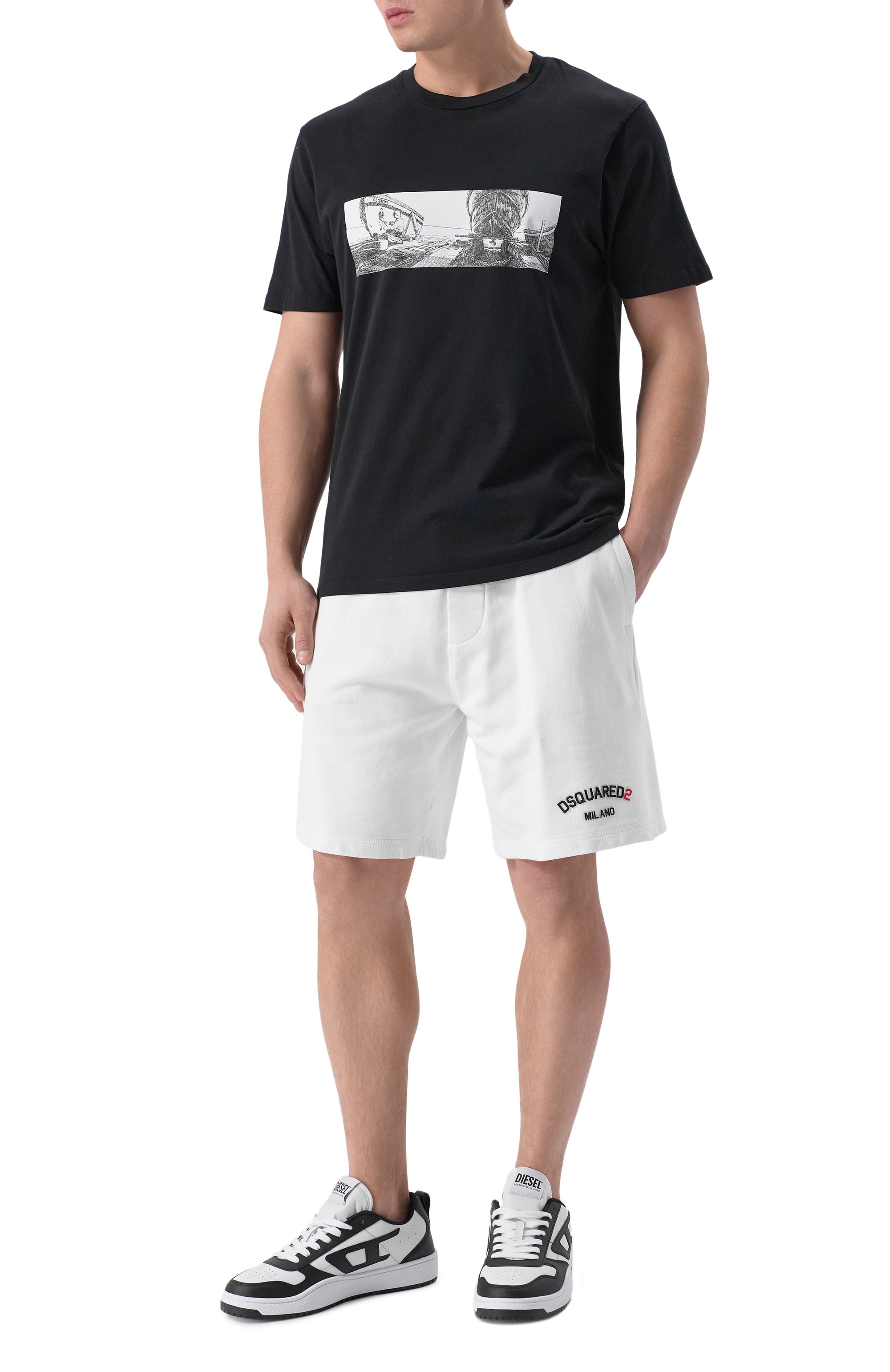 Хлопковая футболка C.P. COMPANY, арт. 18CMTS319A005431G, фото 2