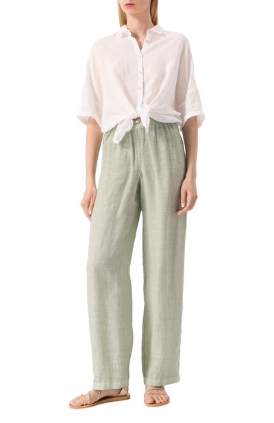 Льняные брюки 120% LINO, арт. 32ALIW2145/0000115, фото 2